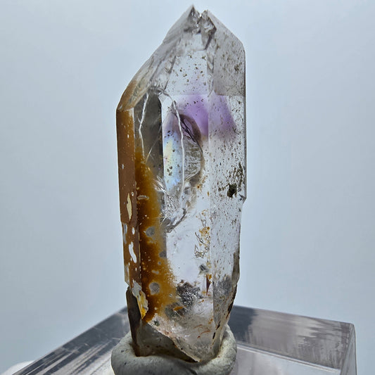 Klare Phantom Amethyst Spitze Streep Mine Goboboseb Namibia 33*13*9mm