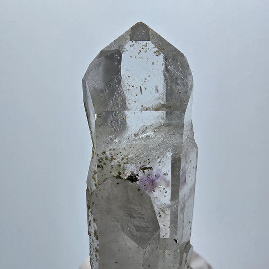 Klare Phantom Amethyst Skelett Zepter Spitze Streep Mine Goboboseb Namibia 58*23*17mm