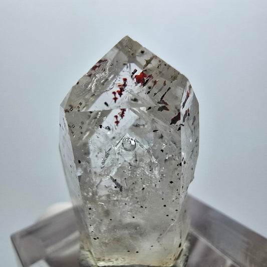 Enhydro Harlekin Phantom Amethyst, 1x Blase Streep Mine Goboboseb Namibia 27*17*14mm