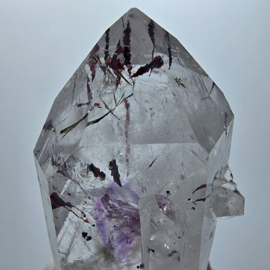 Harlekin Phantom Amethyst mit Epidot Streep Mine Goboboseb Namibia 43*27*17mm