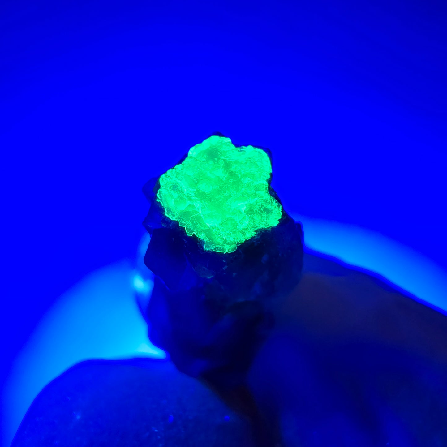 Seltene Phantom Fluorit Würfel Stufe, lila grün gelb, braun Erongo, Namibia 20*9*8mm