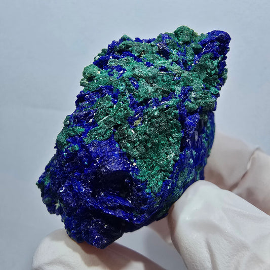 Seltene Azurit XX, Malachit Stufe Tsumeb Mine, Namibia 50*40*26mm