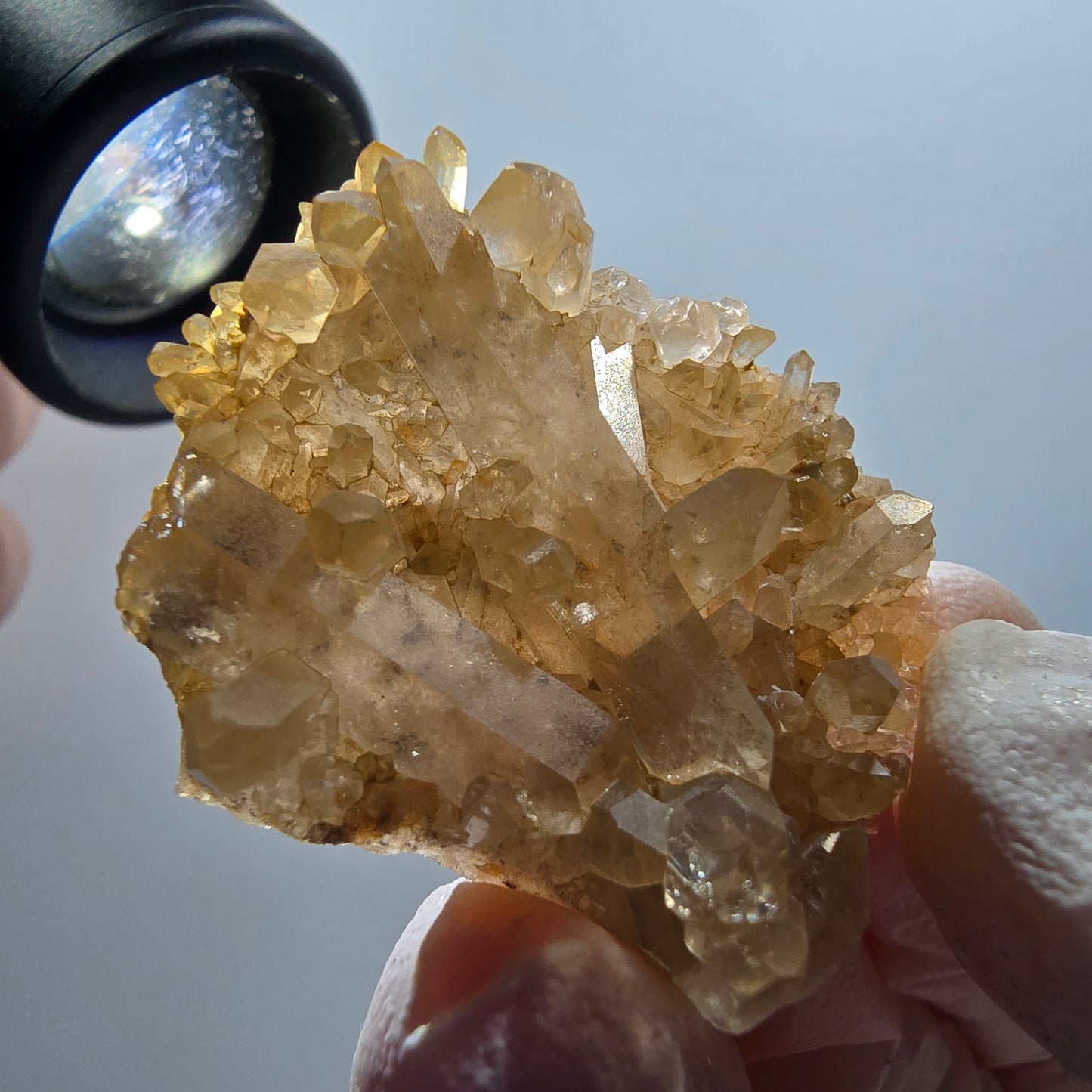 Seltene klare Rauchquarz XX Stufe Erongo, Namibia 37*28*10mm