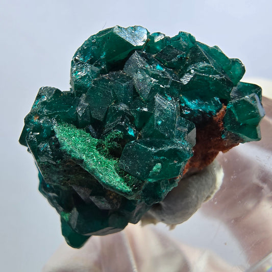 Seltene Dioptas auf Matrix Stufe, grün Republik Kongo 28*18*21mm