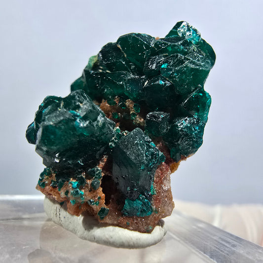 Seltene Dioptas auf Matrix Stufe, grün Republik Kongo 25*20*17mm