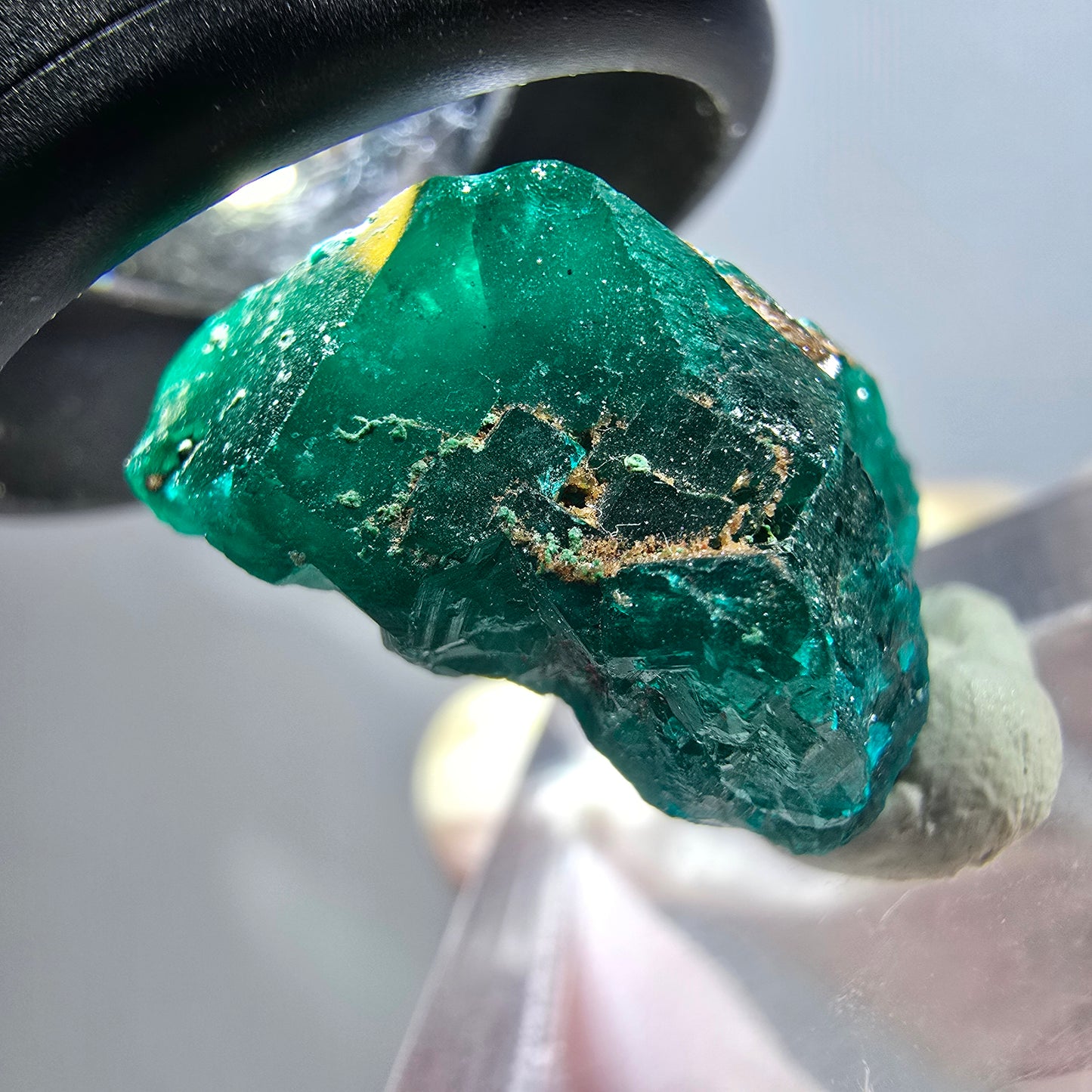 Seltene Dioptas XX Stufe, grün Republik Kongo 25*19*11mm