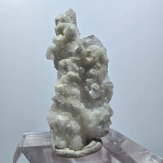 Enhydro Phantom Amethyst mit Calcit, 1x Blase Goboboseb, Namibia 36*16*8mm