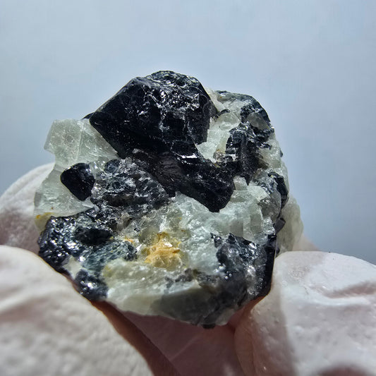 Rare Franklinite, Spinel, Quartz Specimen, New Jersey, Franklin, USA, 24*22*18mm