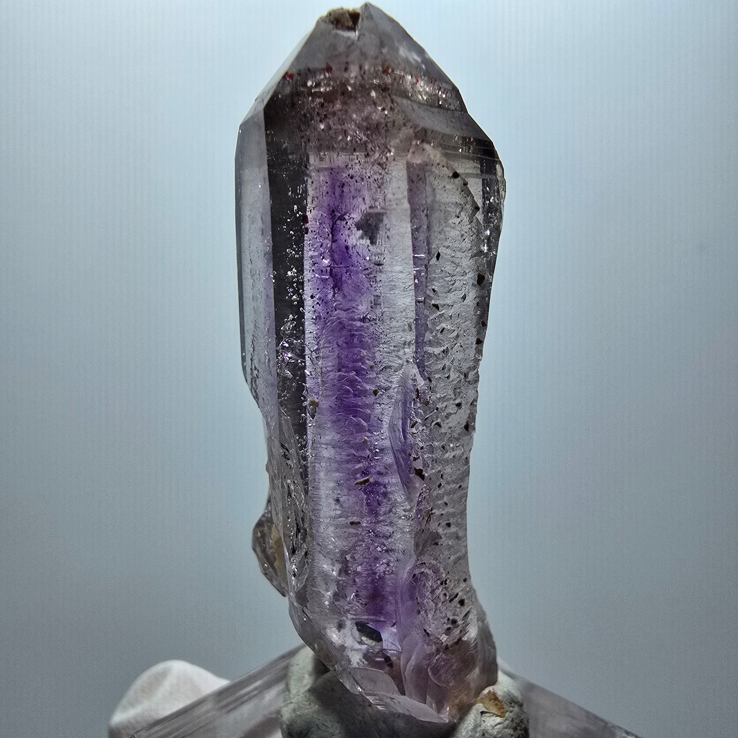 Seltene Skelett Phantom Amethyst DT Fenster Spitze Goboboseb, Namibia 53*17*16mm