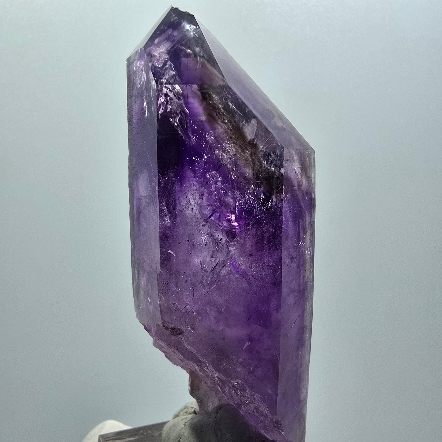 Enhydro Skelett Phantom Amethyst DT, 1x Blase Goboboseb, Namibia 67*26*21mm