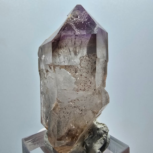 Seltene Skelett Phantom Amethyst DT Spitze Goboboseb, Namibia 52*26*20mm