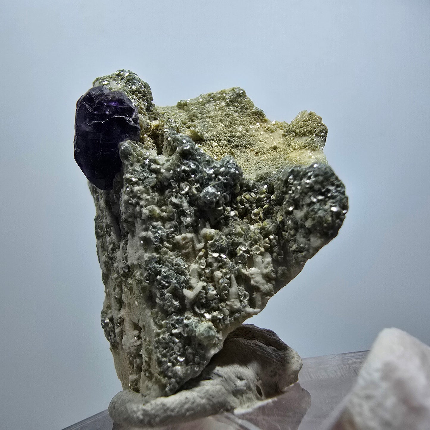 Phantom Fluorite Cube, Muscovite, Orthoclase Specimen Erongo, Namibia 40*32*20mm #11815