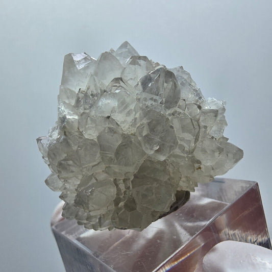 Cube de fluorite fantôme rare, spécimen de quartz d'Okorusu, Namibie 33*30*21mm #11902