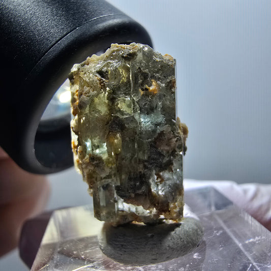 Seltene Aquamarin, Orthoklas Stufe Erongo, Namibia 24*14*10mm #11946