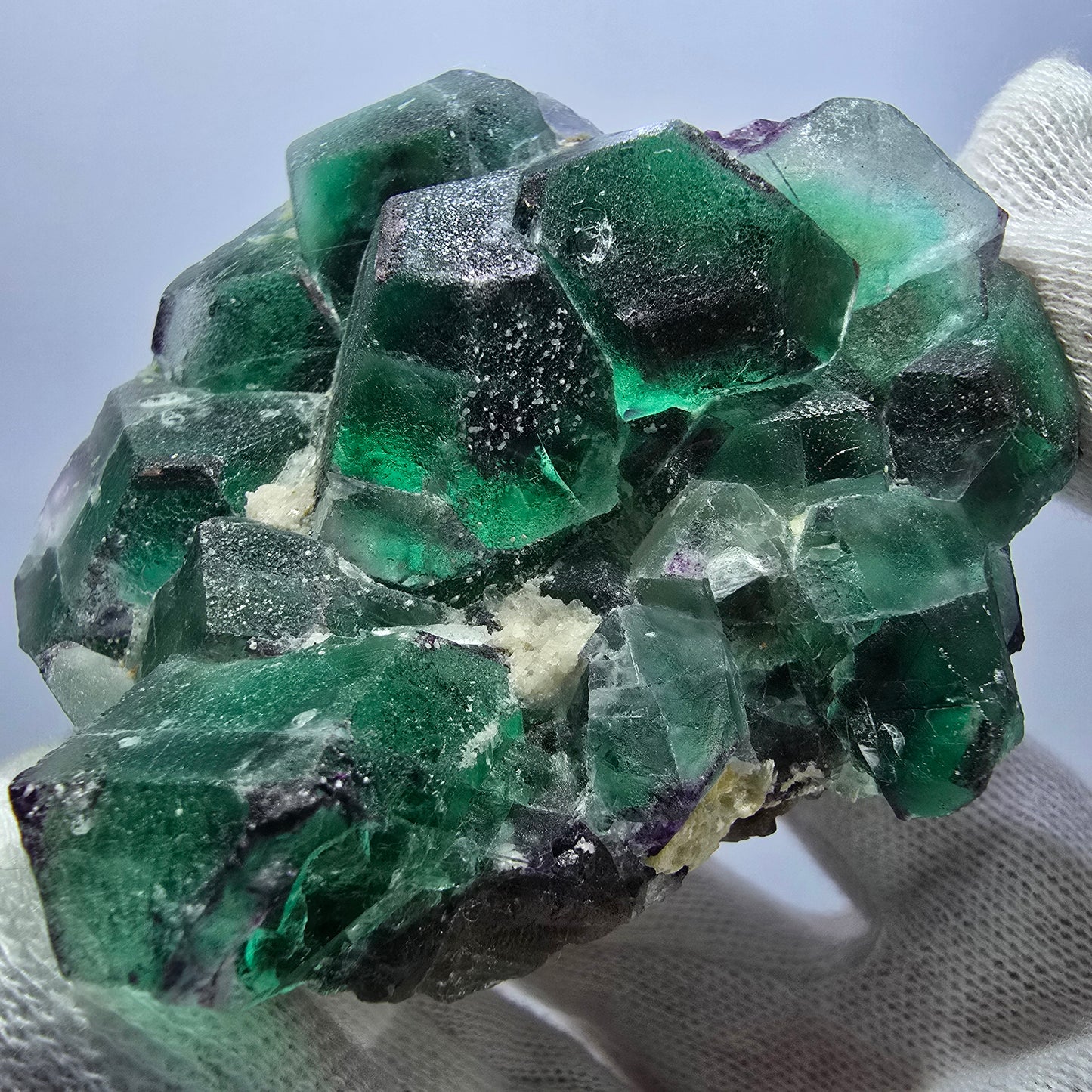Rare Phantom Fluorite zonal, Schorl Tourmaline Hyalite Erongo, Namibia 79*70*56mm