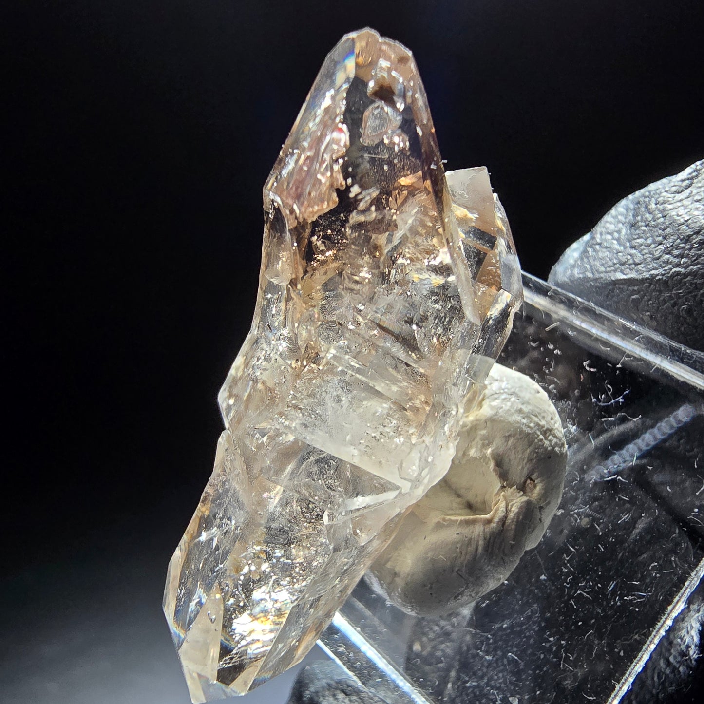 Phantom Rauchquarz Doppelender Stufe Goboboseb, Namibia 36*17*12mm Sammlung