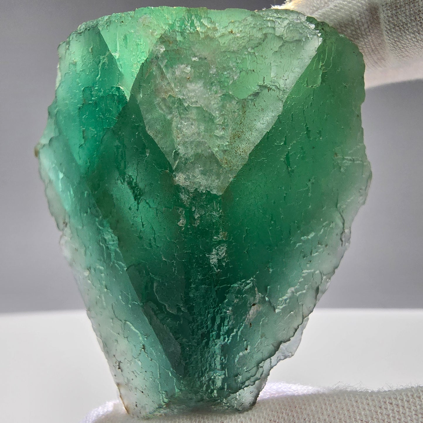 Großer Phantom Fluorit Würfel grün Okorusu, Namibia 67*55*31mm Sammlung