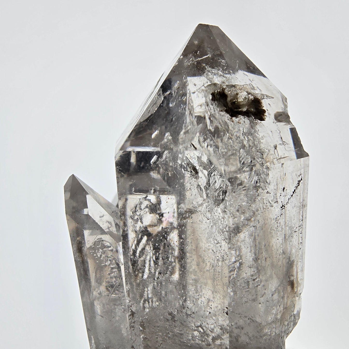 Skeleton Phantom Smoky Quartz DT Scepter Valentine Pocket, Namibia 55*25*25mm