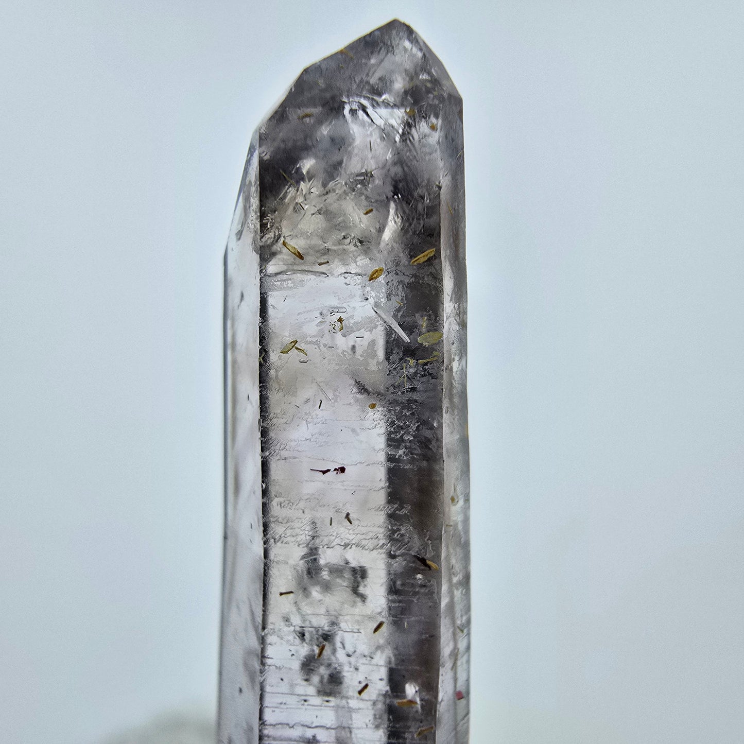 Phantom Amethyst mit Stilbit Stufe Goboboseb, Namibia 45*22*13mm Sammlung