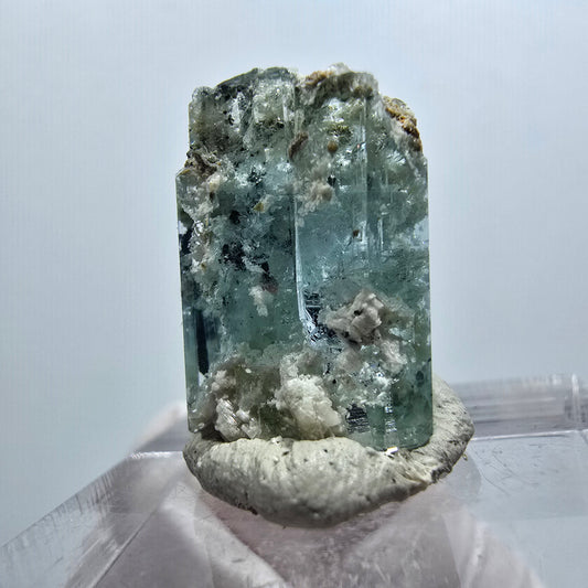 Seltene Aquamarin, Orthoklas Stufe Erongo, Namibia 18*13*8mm #12020