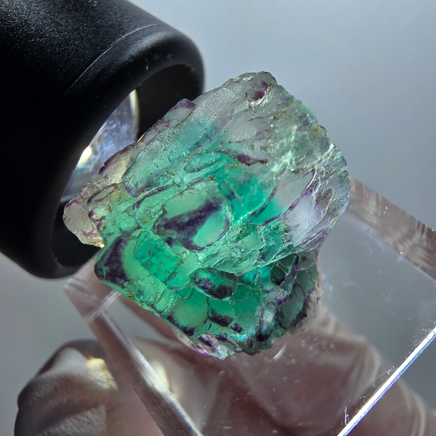 Rare Phantom Fluorite Cube Formation Erongo, Namibia 23*20*11mm #12056