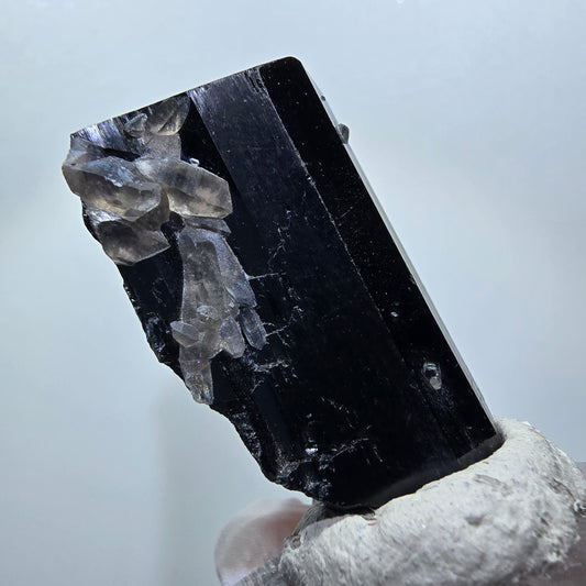 Seltene Schörl Turmalin, Rauchquarz Stufe Erongo, Namibia 47*28*27mm #12127