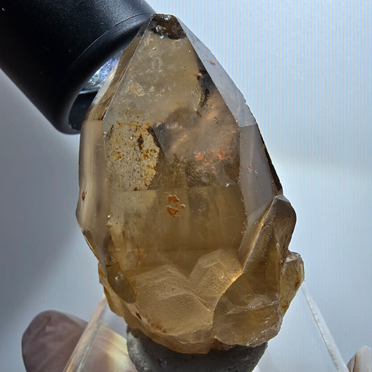 Klare Rauchquarz Zepter Spitze Erongo, Namibia 53*45*39mm #12139