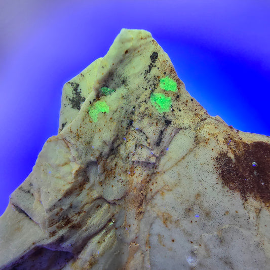 Seltene Hyalit Opal, Orthoklas Stufe Erongo, Namibia 64*59*48mm #12178