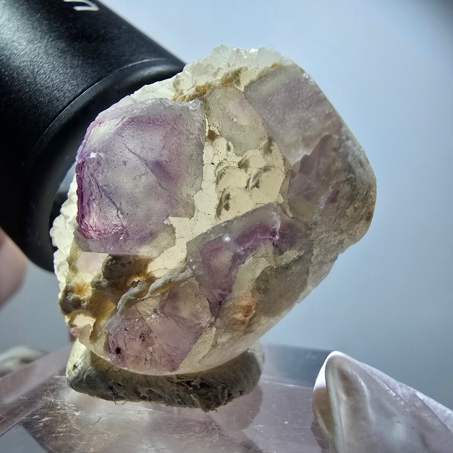 Phantom Fluorite Cube, Quartz Specimen, Green Purple Omehane, Namibia 29*23*13mm #12243