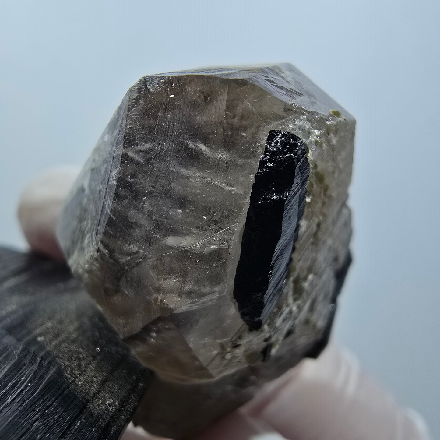 Rare Schorl Tourmaline, Smoky Quartz Specimen Erongo, Namibia 57*46*30mm #12372