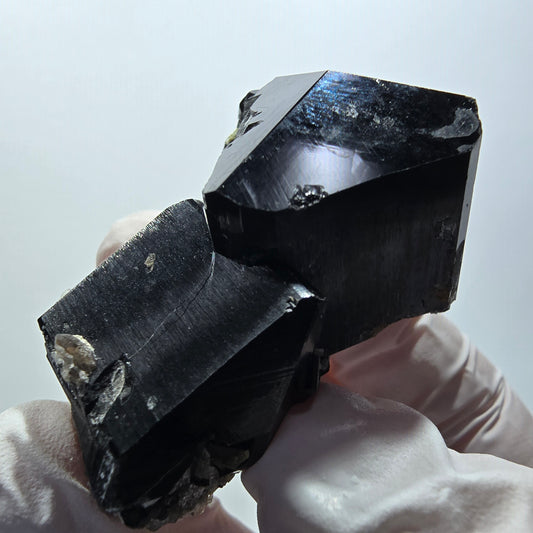 Rare Schorl Tourmaline, Hyalite Opal Specimen Erongo, Namibia 52*30*24mm #12424