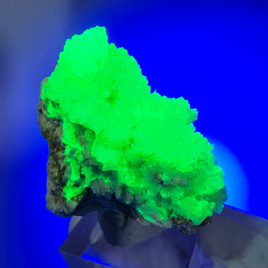 Seltene Hyalit Opal, Muskovit, Orthoklas Stufe Erongo, Namibia 41*34*29mm #12500
