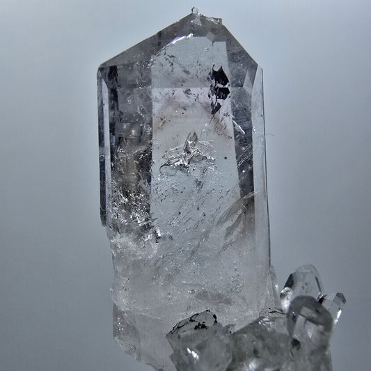 Phantom Amethyst, Lemurian Quarz Stufe Streep Mine Goboboseb Namibia 60*48*23mm #12580
