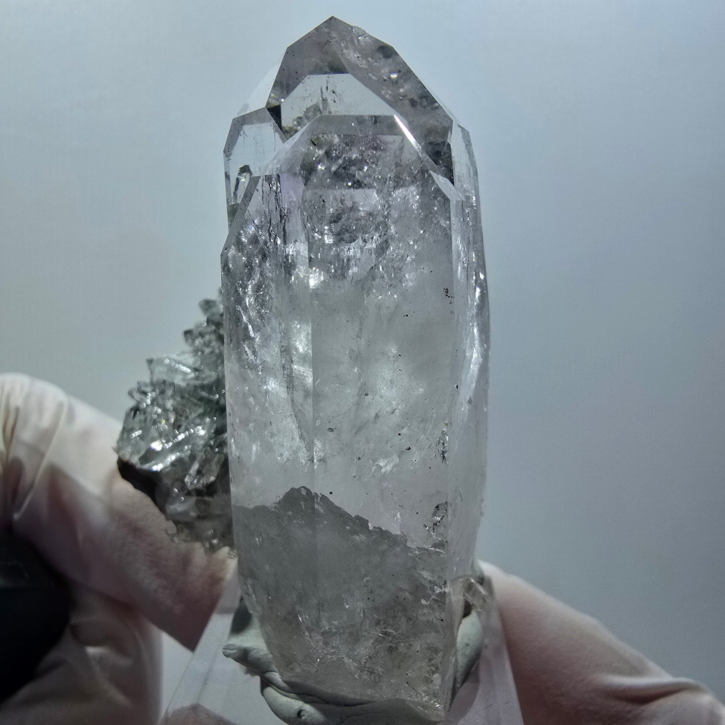 Améthyste fantôme Enhydro, Quartz "Starburst", Chlorite, Matrice Streep Mine, Namibie 56*42*26mm #12602