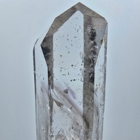 Lemurian Phantom Amethyst mit Epidot Streep Mine Goboboseb, Namibia 55*19*14mm #12634