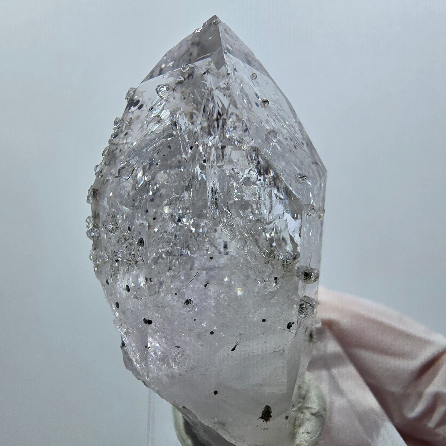 Enhydro Lemurian Phantom Amethyst, Analcime, Epidote Hematite Streep Mine Namibia 47*26*24mm #12637