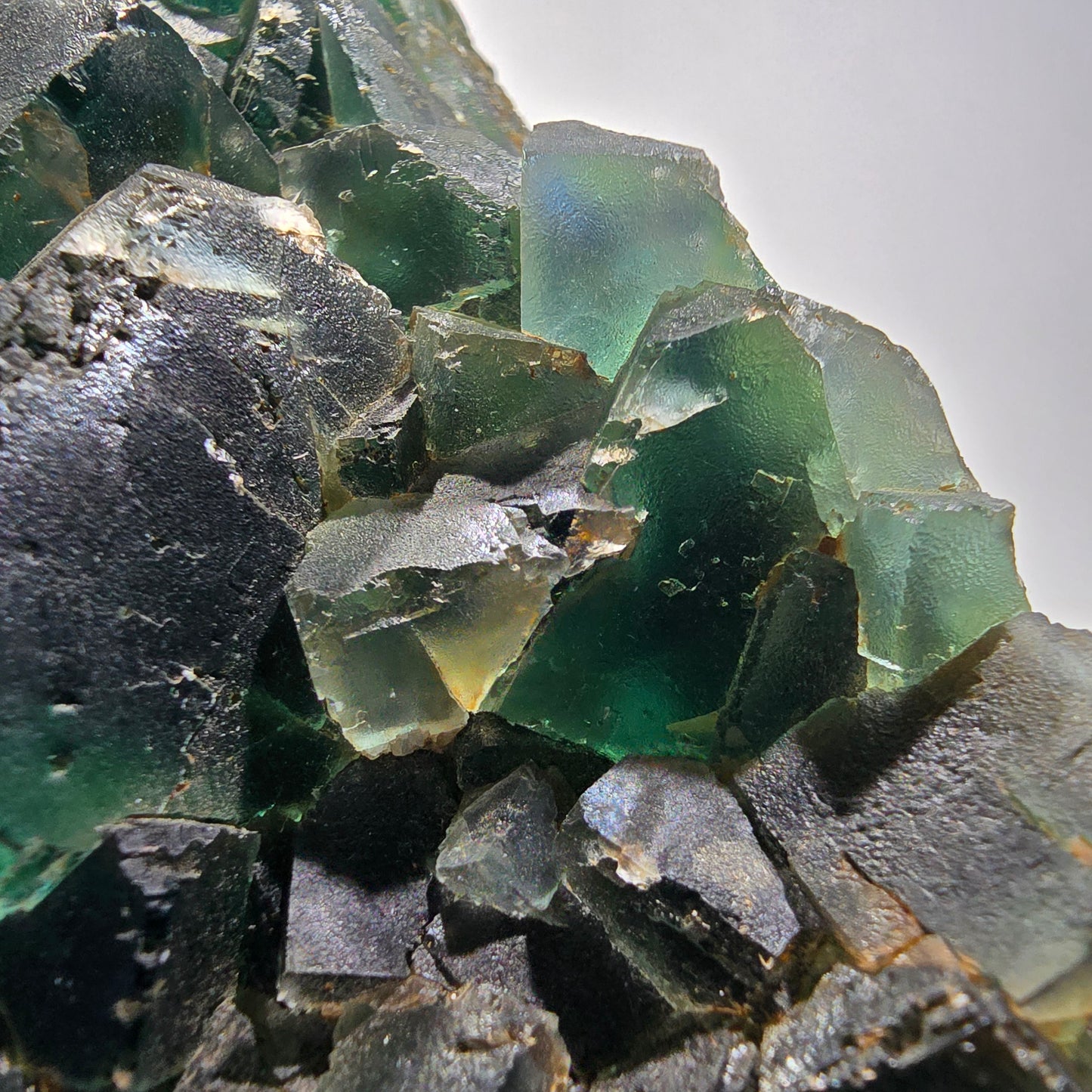 XXL Phantom Fluorite Cube Specimen, Green Tiled Okorusu, Namibia 173*123*80mm #12688