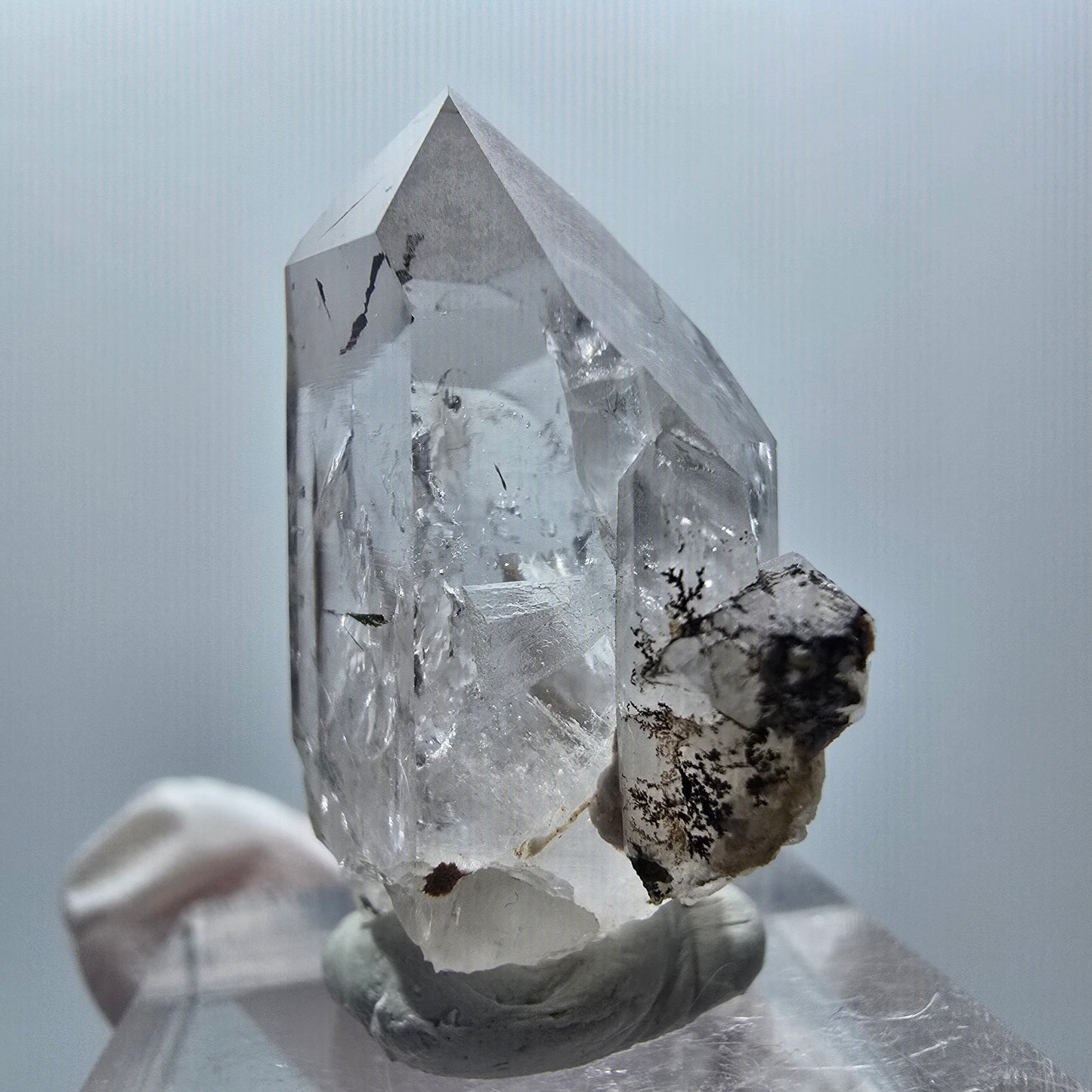 Enhydro Harlekin Phantom Quarz, 1x Blase Streep Mine Goboboseb Namibia 31*24*15mm #12859