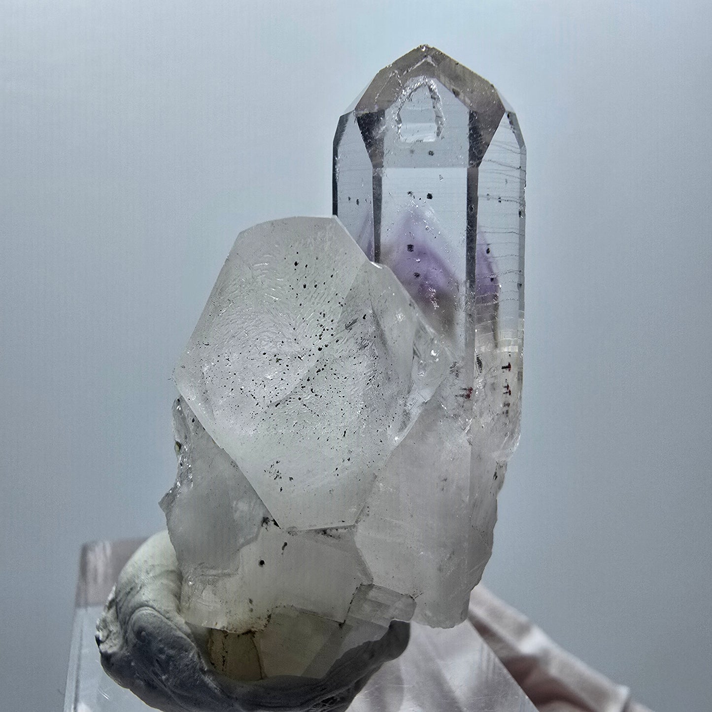 Lemurian Phantom Amethyst Stufe Streep Mine Goboboseb Namibia 42*33*21mm #12860