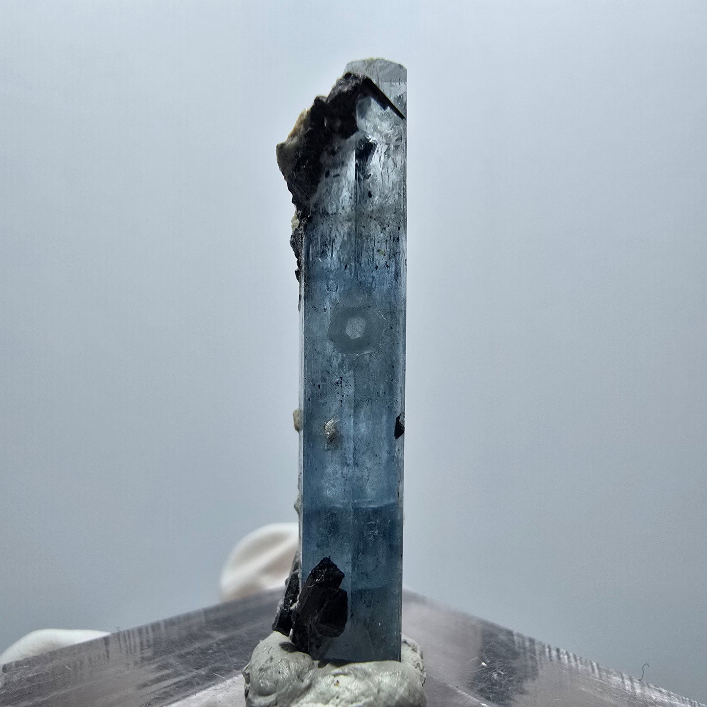 Klarer Aquamarin X Kristall Erongo, Namibia 32*7*6mm #12897