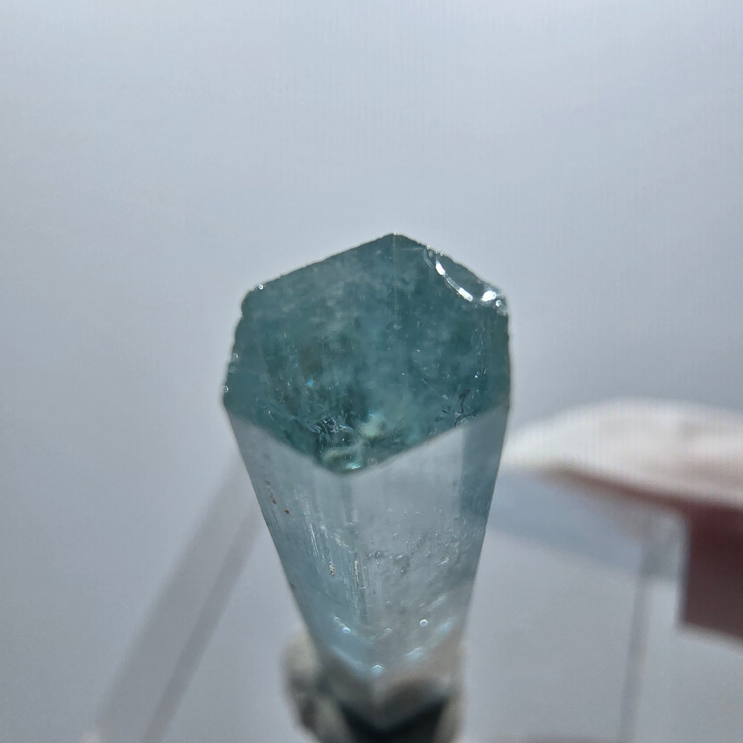 Klarer Aquamarin X Kristall Erongo, Namibia 29*6*6mm #12900
