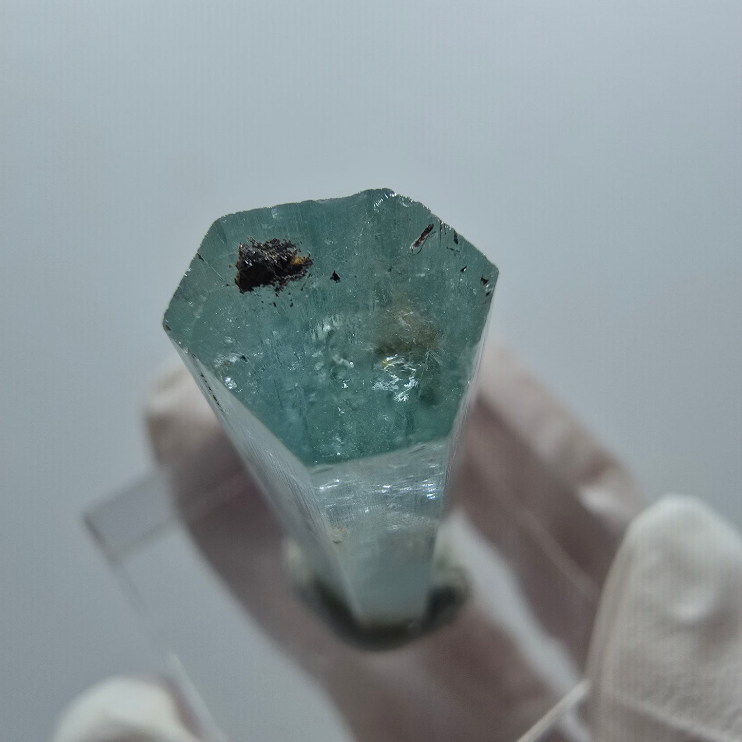 Klarer Aquamarin X Kristall Erongo, Namibia 31*8*9mm #12902
