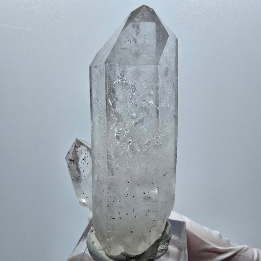 Enhydro Harlekin Skelett DT Quarz, 1x Blase Streep Mine Goboboseb Namibia 64*29*25mm #12914