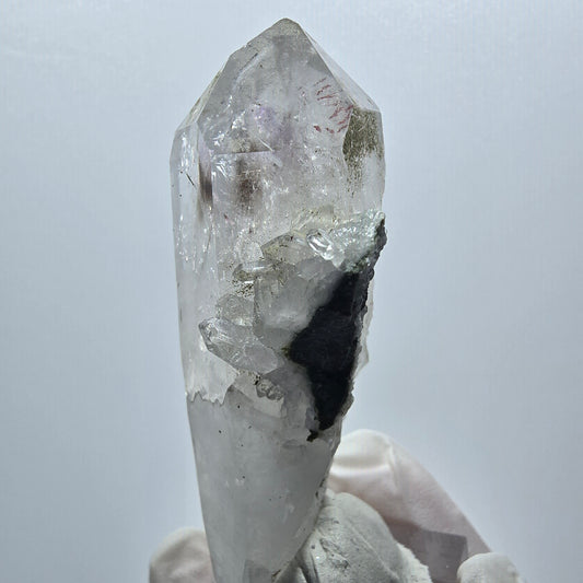 Harlekin Phantom Amethyst Stufe (geheilt) Streep Mine, Namibia 67*34*26mm #12946