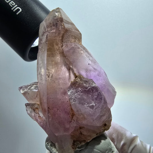 Seltene Skelett Phantom Amethyst Spitze Goboboseb, Namibia 56*41*37mm #12959