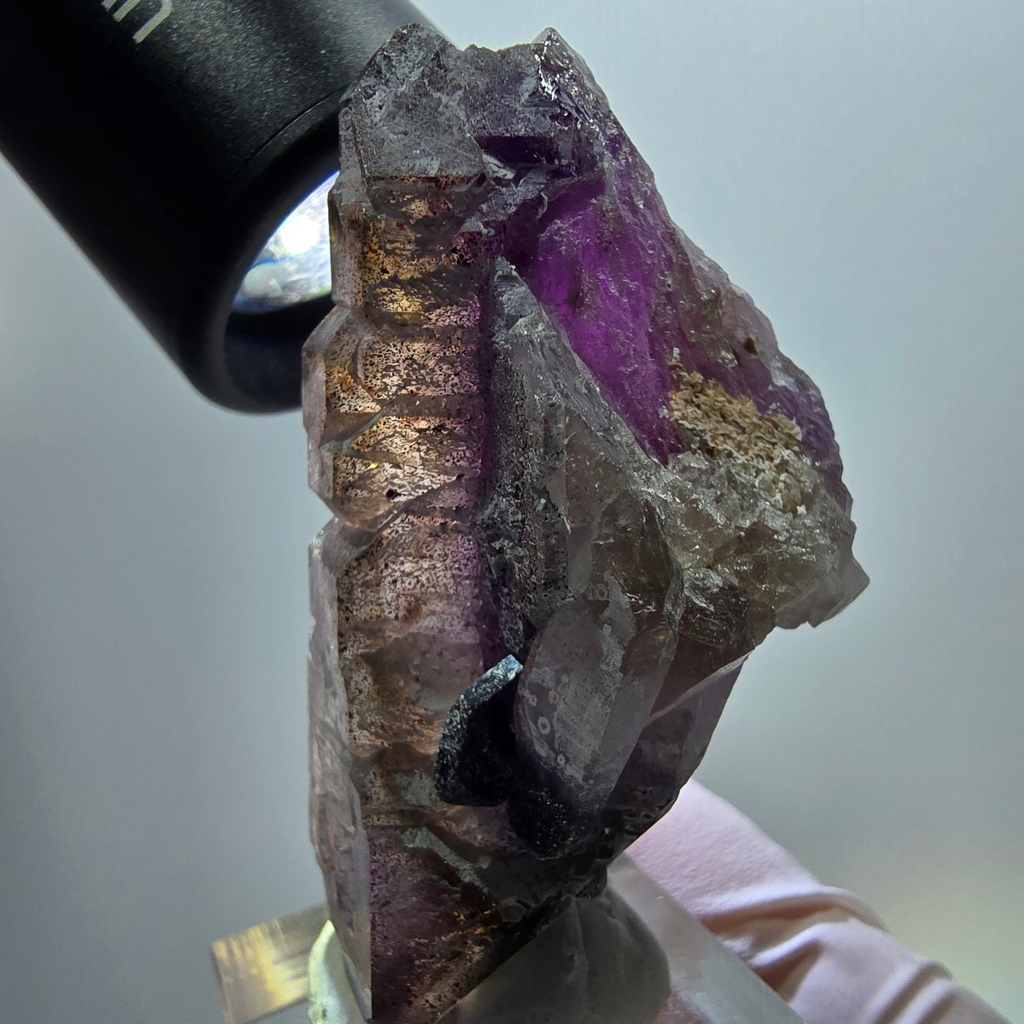 Seltene Skelett Phantom Amethyst Stufe Goboboseb, Namibia 57*35*28mm #12967