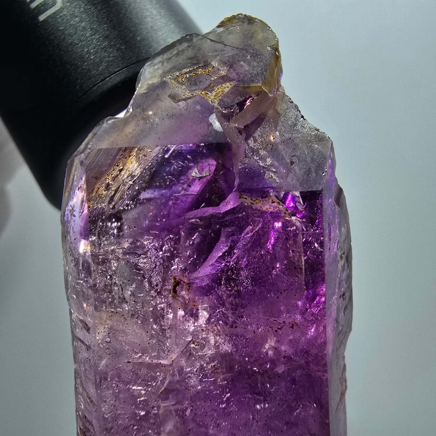 Enhydro Skelett Phantom Amethyst Zepter große Blase Goboboseb Namibia 58*24*24mm #12972
