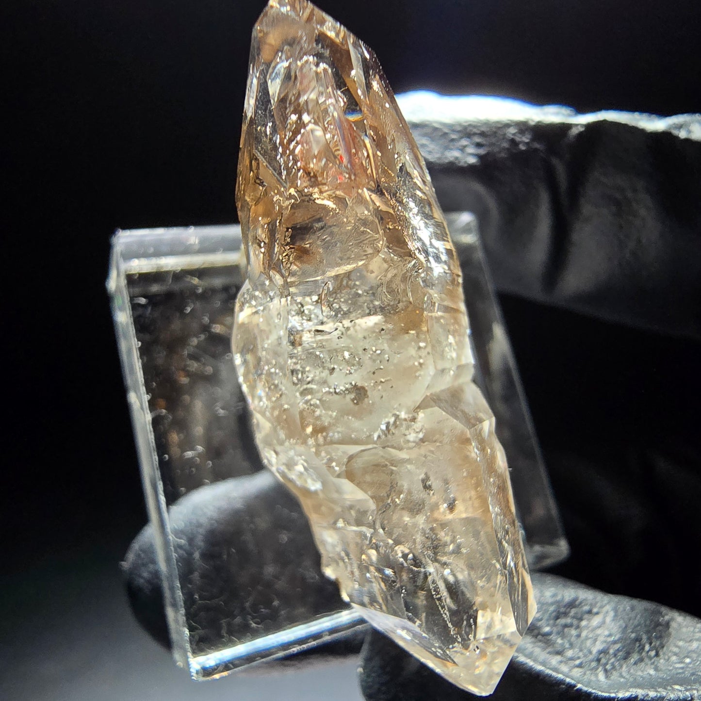 Phantom Rauchquarz Doppelender Stufe Goboboseb, Namibia 36*17*12mm Sammlung