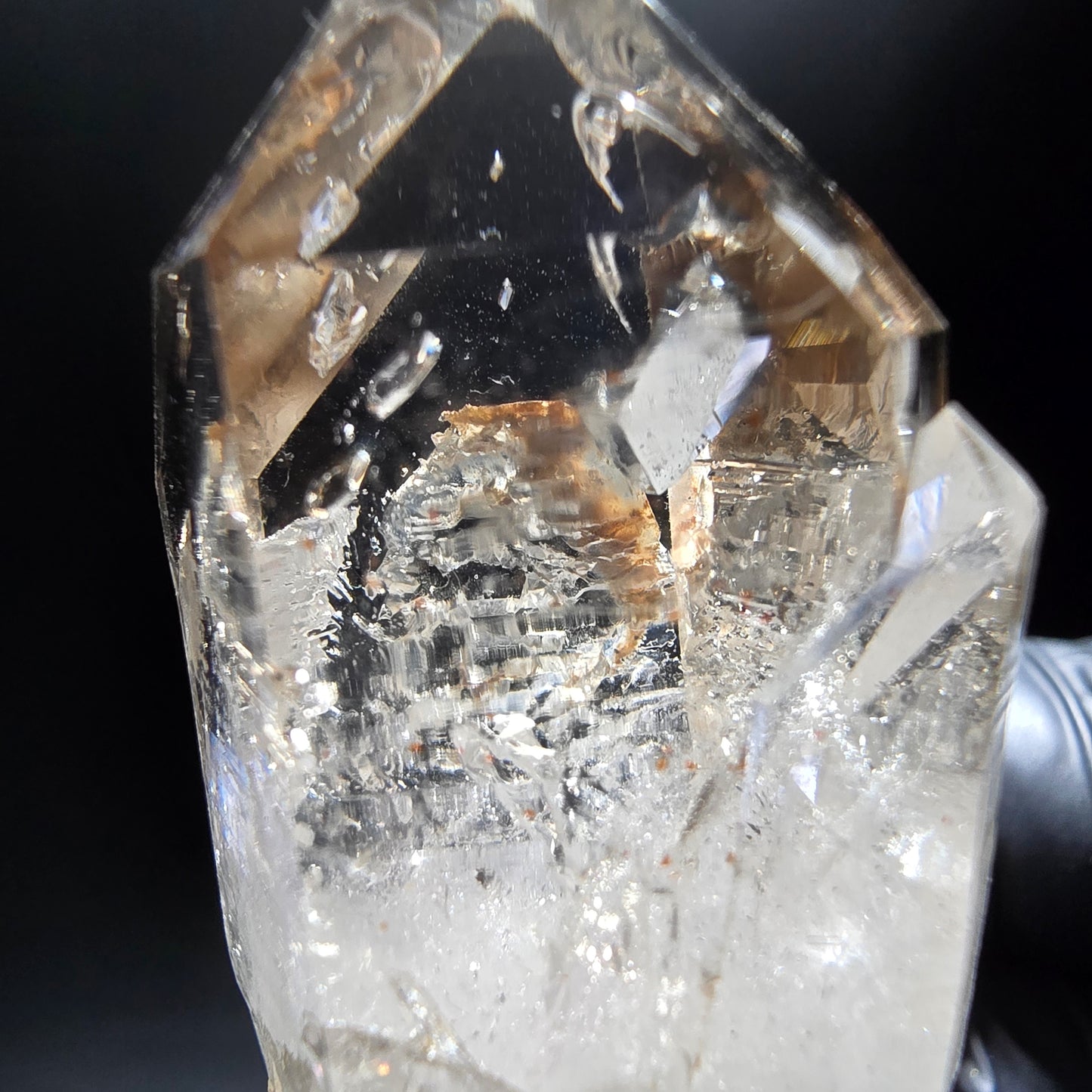 Phantom Rauchquarz Doppelender Stufe Goboboseb, Namibia 47*25*20mm Sammlung