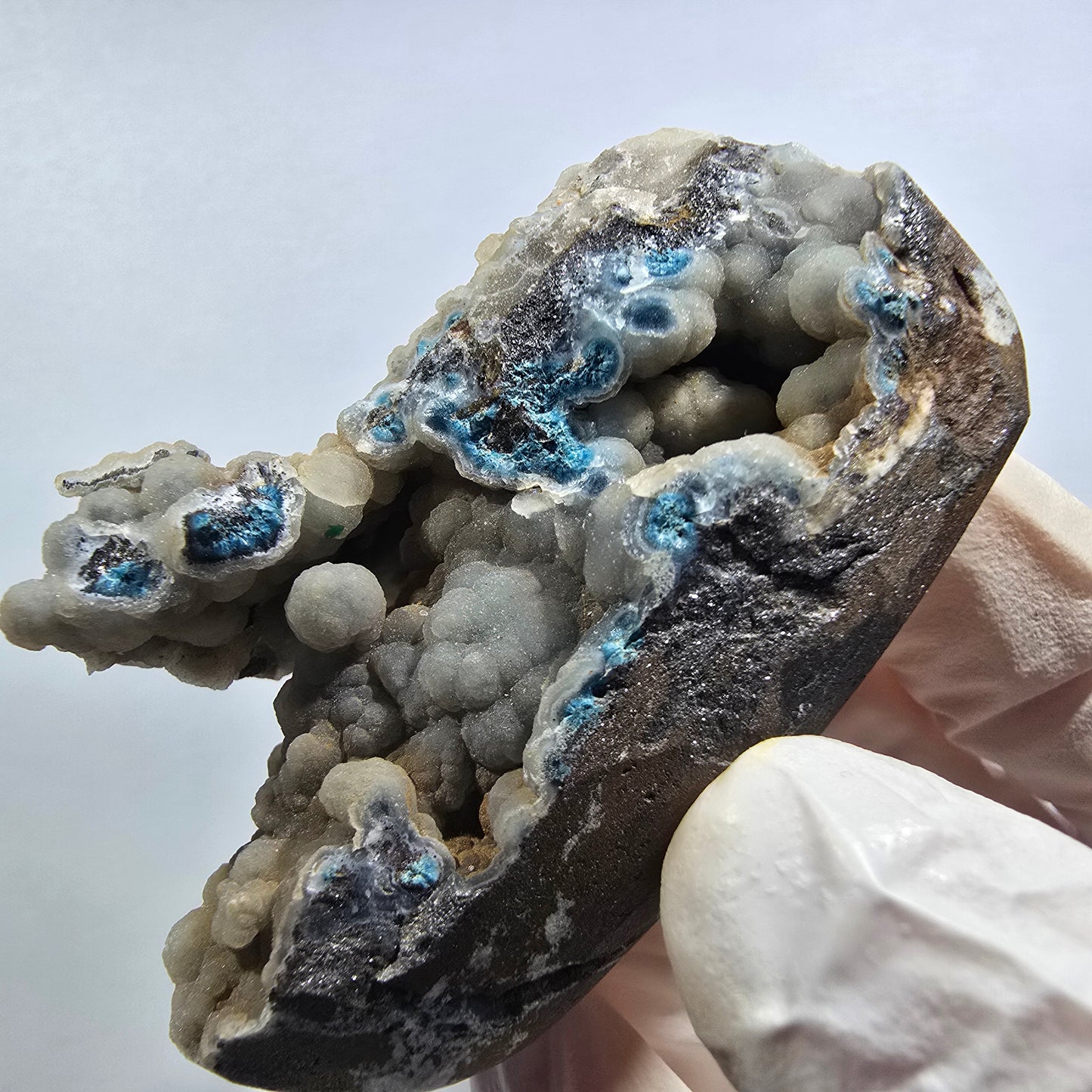 Seltene Shattuckit Kugel, Dioptas Stufe auf Matrix Kaokoveld, Namibia 58*30*39mm #13024